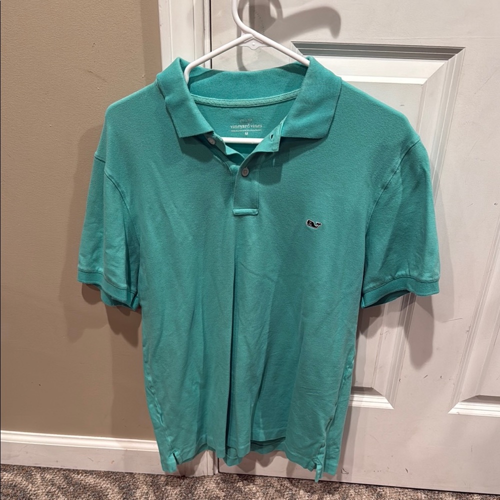 Vineyard Vines Green Polo Shirt Classic Style